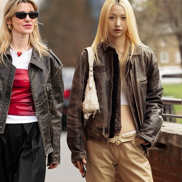 Italian Leather Jacket YARA - Picture 9 of 10